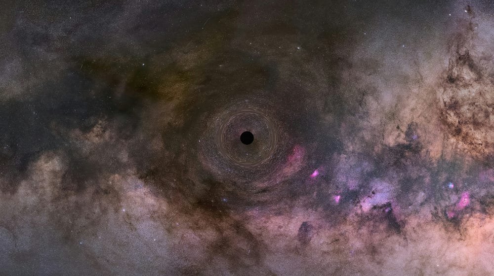 whatever this space vortex is looks like an eye. the pupil is narrow but profound.